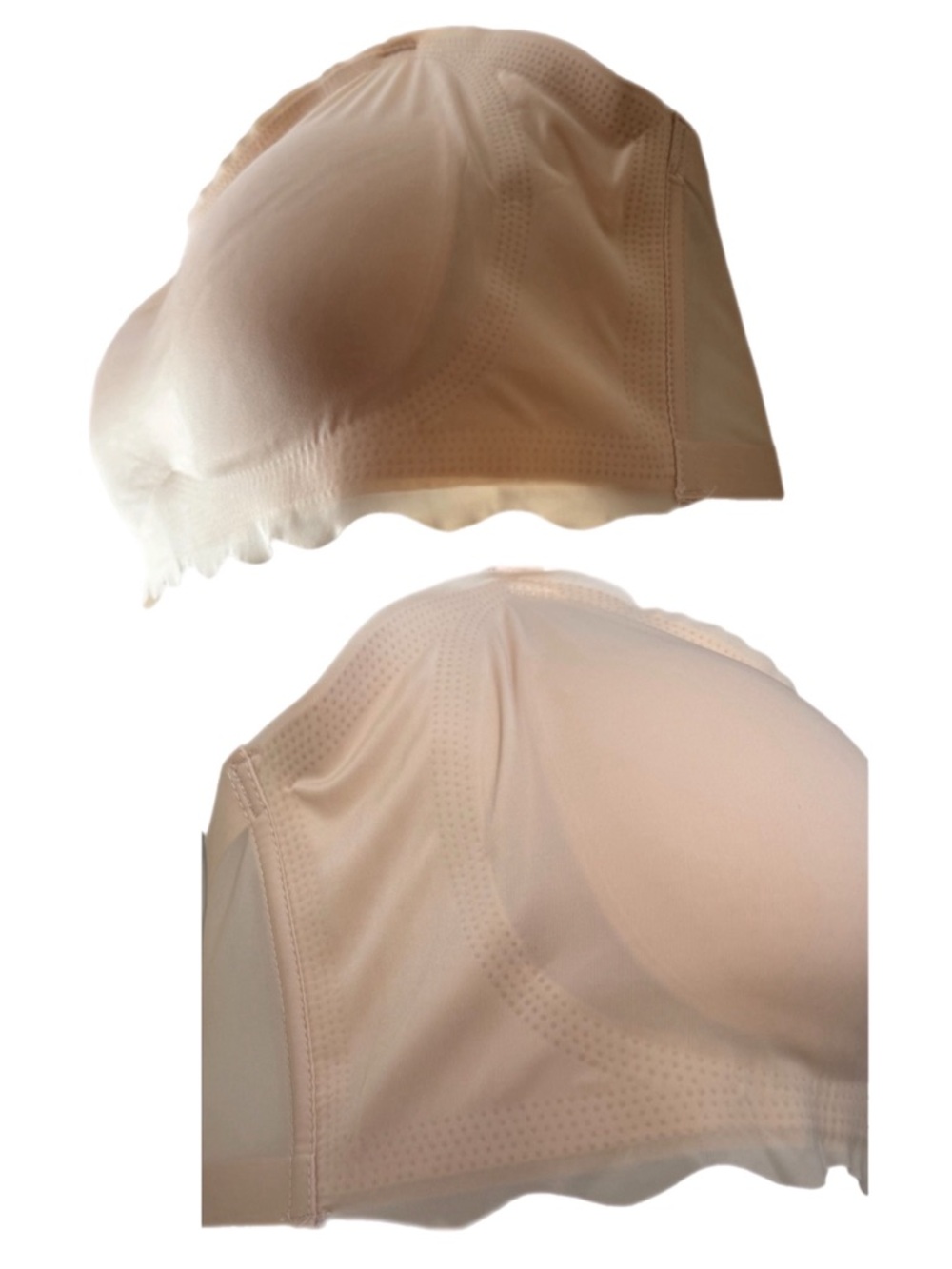 Bandeau Push Up Bra Seamless Convertible Plus Size Full Support in Cream NWOT - Picture 11 of 17